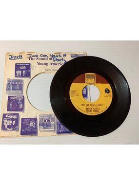 1968 Tamla 7" Vinyl Record Marvin Gaye Tammi Terrell "Two Can Have A Party" "You